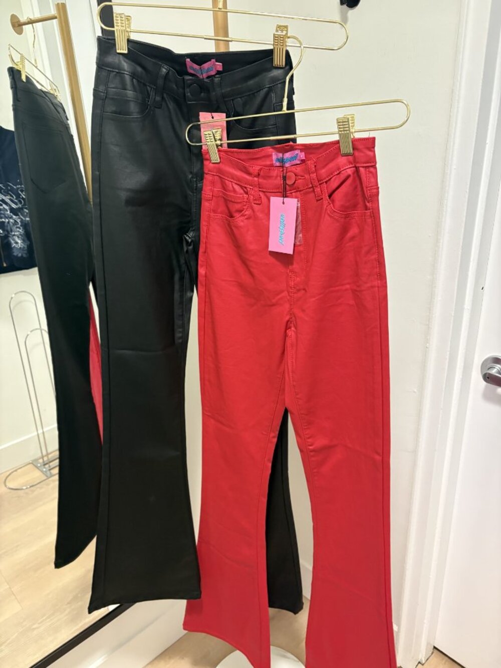 BNWT Bundle! Edikted size small flared leather pants